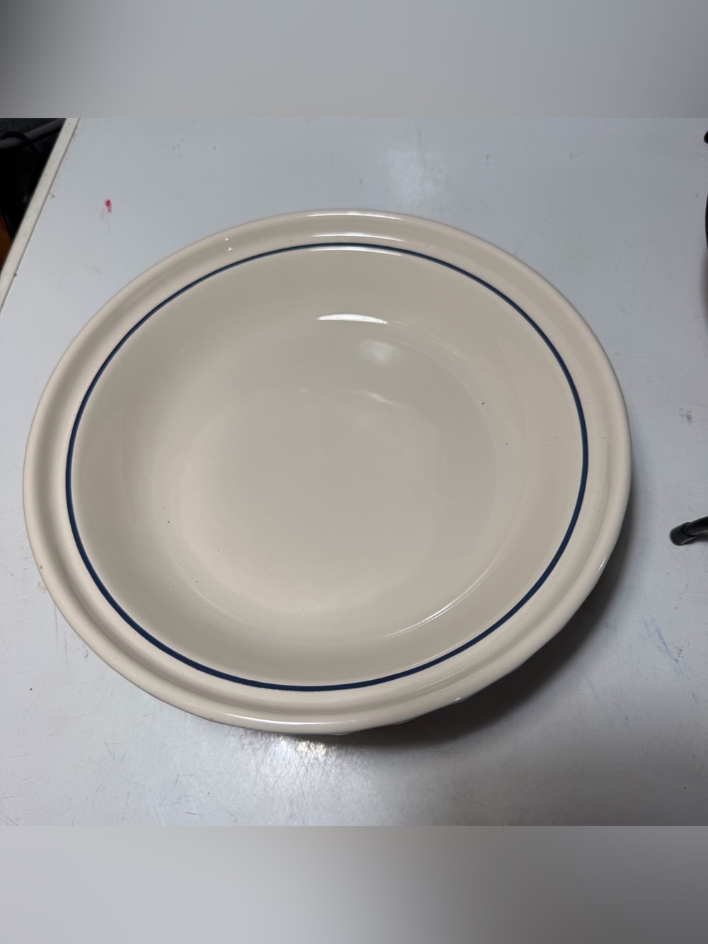 Longaberger Woven Traditions Blue Pie Plate
